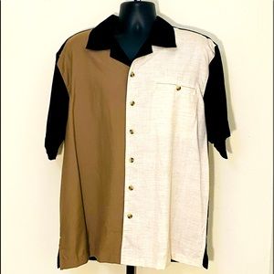 Very nice John Blair button up multi color shirt